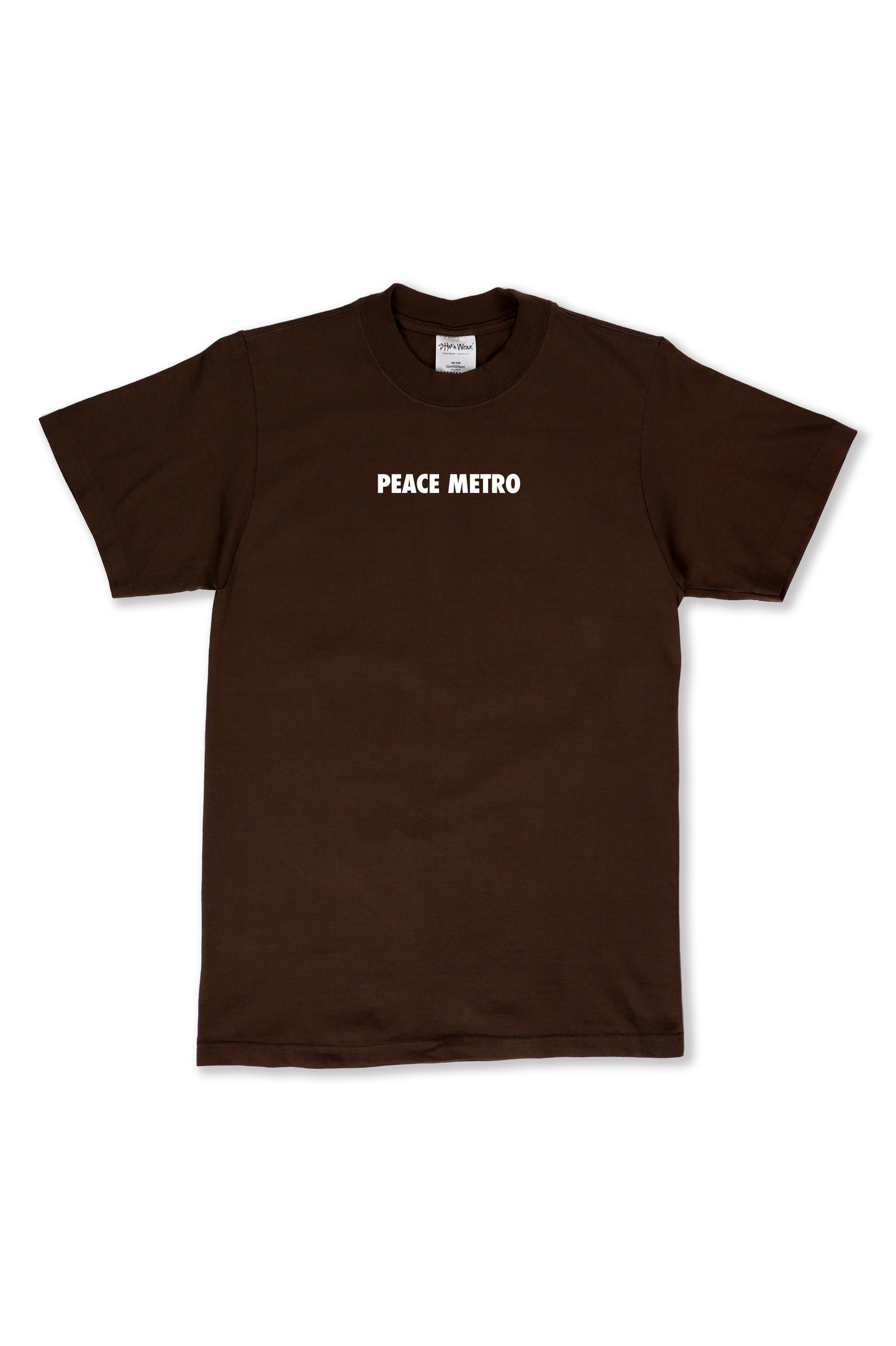 PEACE METRO T- SHIRT BROWN